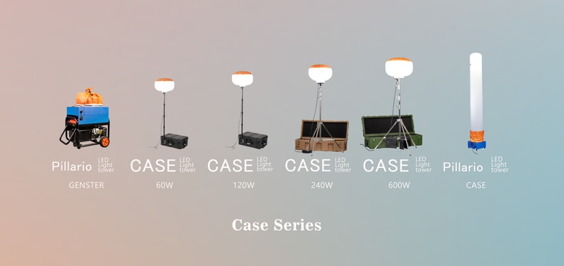 LED light tower for construction in America