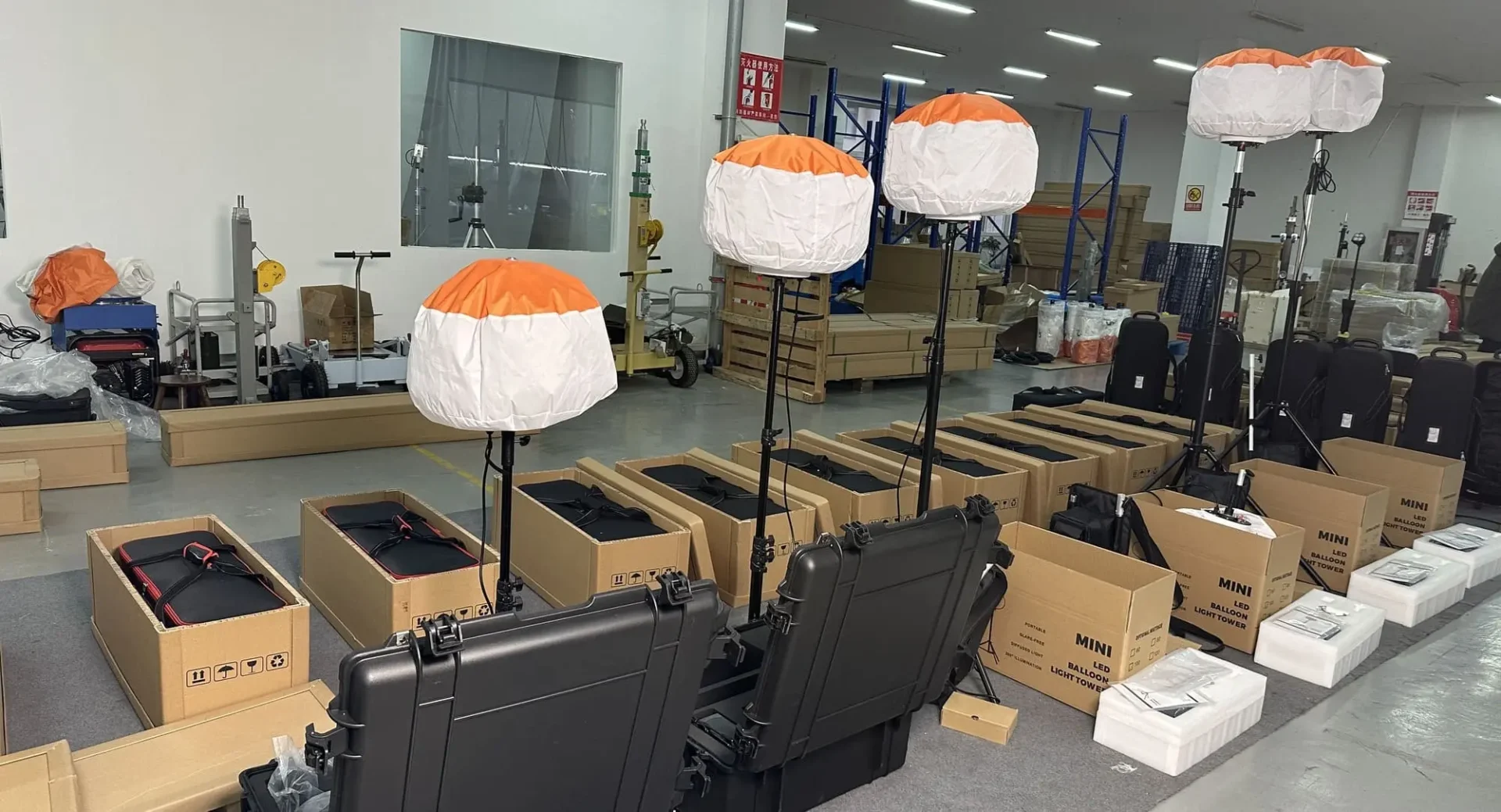 construction led light towers