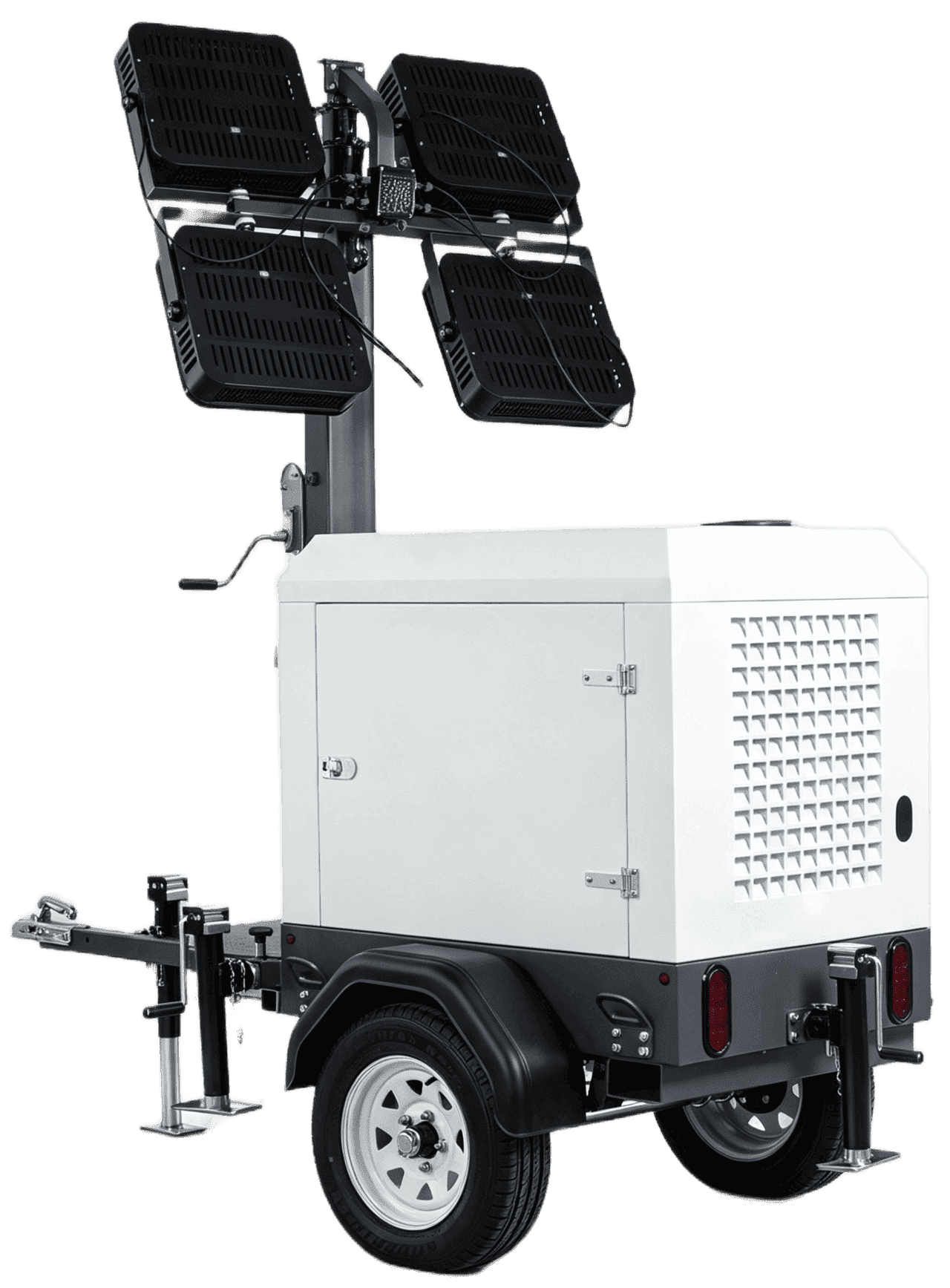 water cooled engine powered light tower yltw g