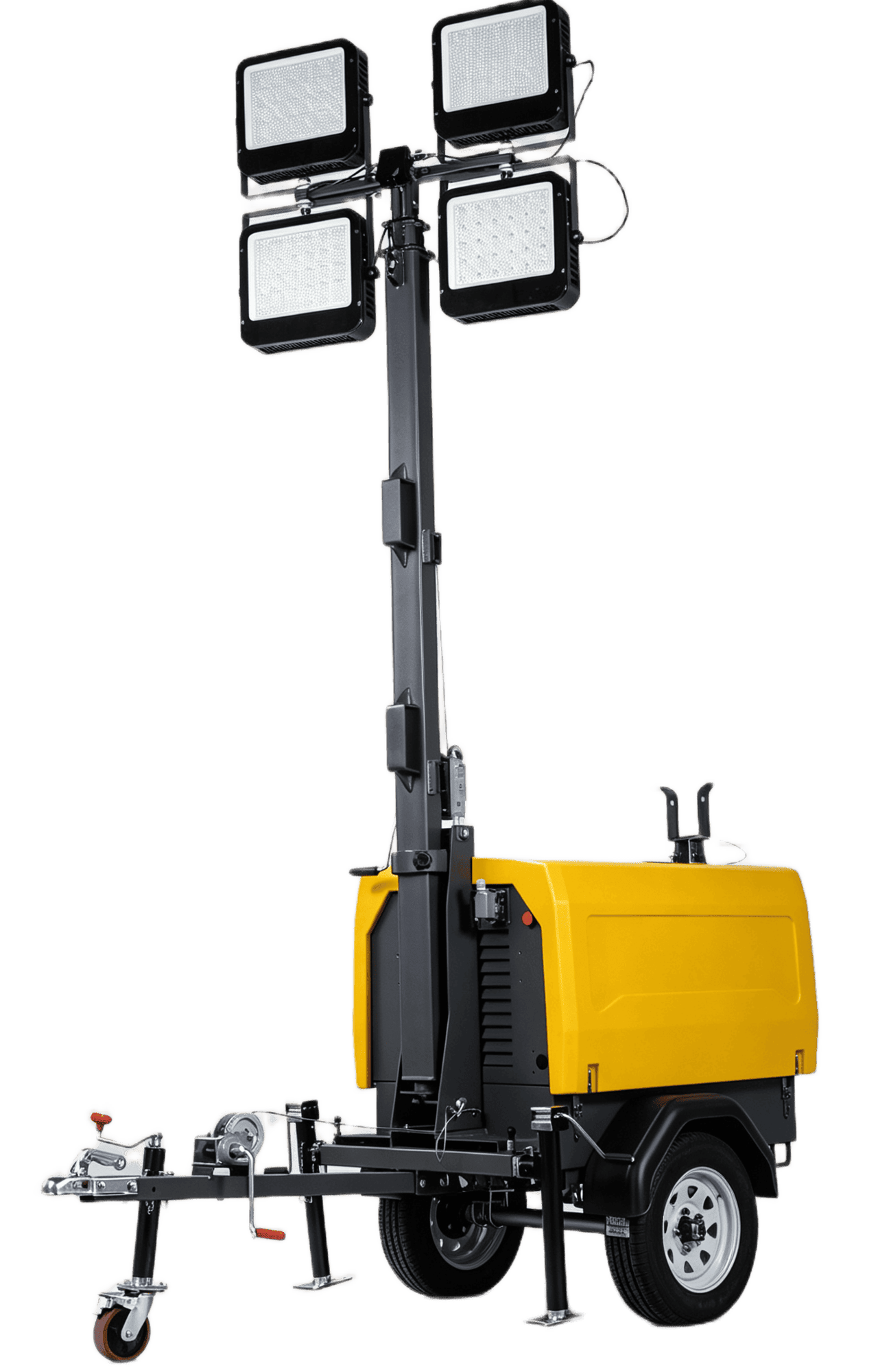 water cooled engine powered light tower